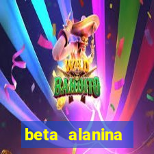 beta alanina aumenta a pressao